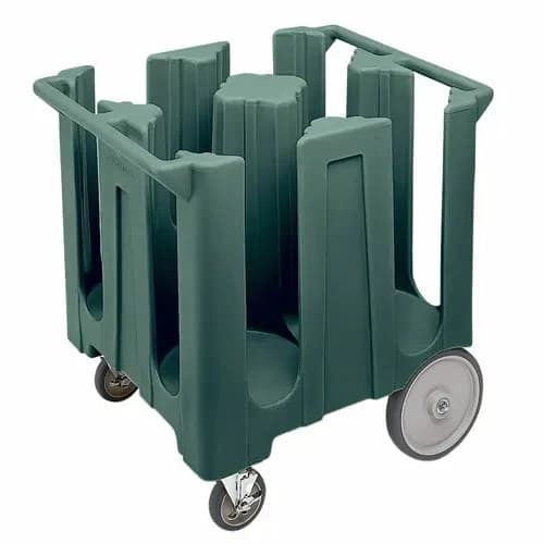 Cambro DC1225191 Polyethylene 4 Granite Gray Dish Caddy With 4 Dividers — view 2