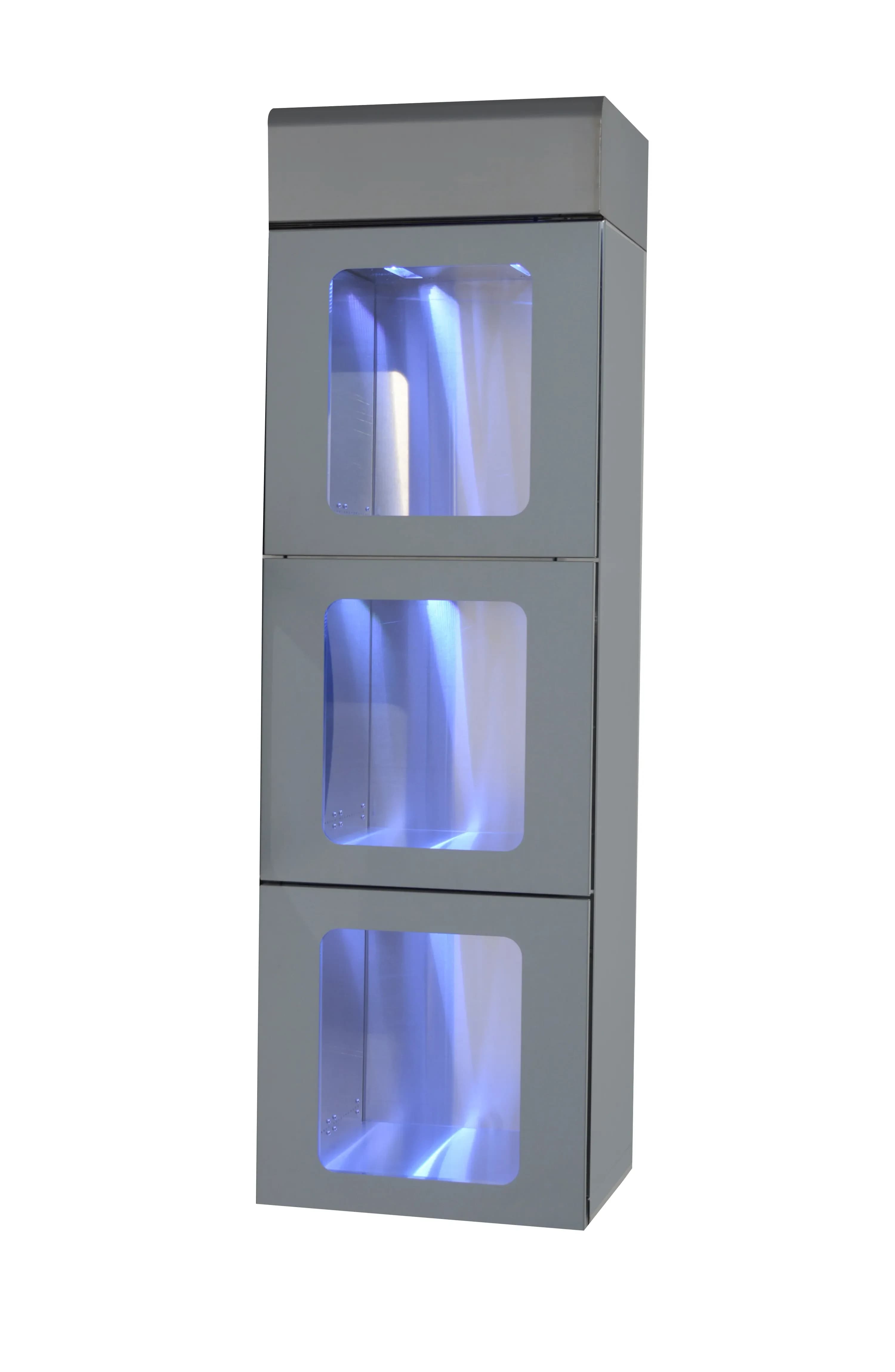 Carter-Hoffmann® PUC® Series PUCA-13SAOL Freestanding Mobile Order Pickup Locker 3 Ambient Cubbies — 120V, 1PH — main image