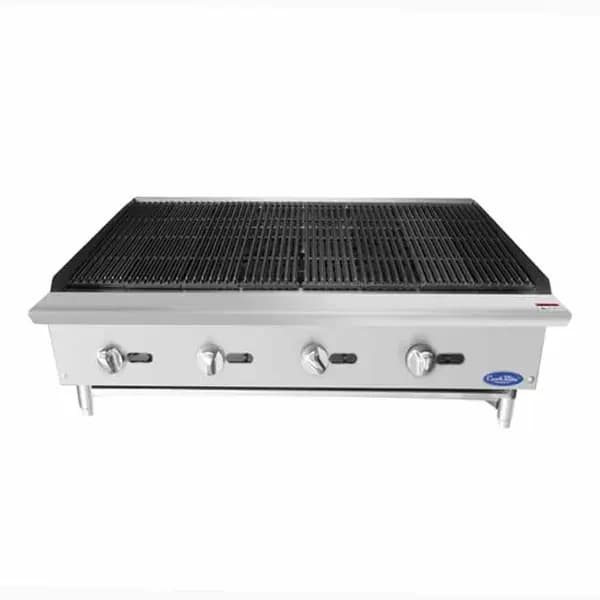 Atosa ATCB-48 Gas 140,000 BTU Lava Rock Charbroiler 48"W — view 2