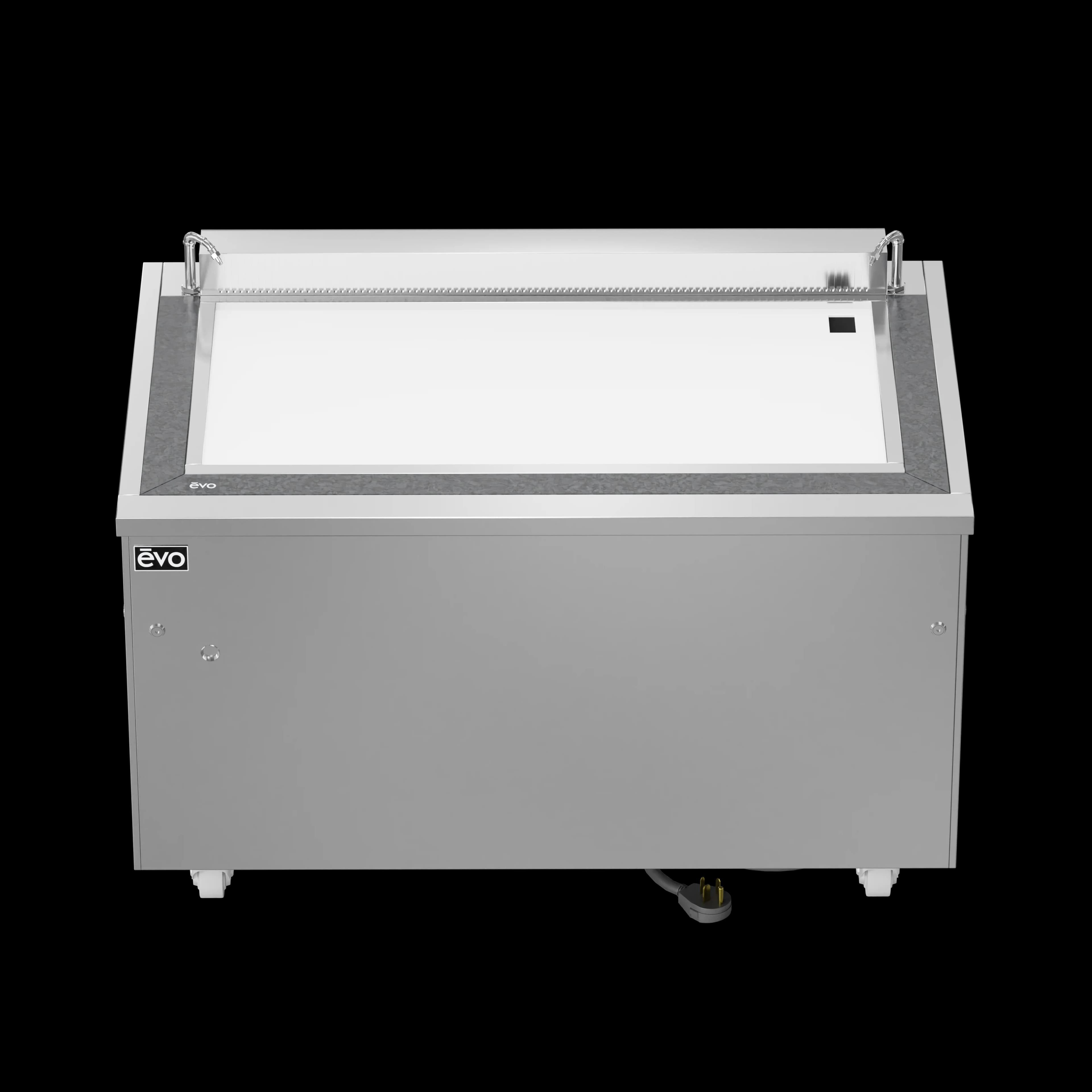 EVO 10-0600-EVT Electric Freestanding Griddle 48 Inch Wide Digital Control Rectangle Polished Steel Thick Plate Heavy-Duty — 208V, 3PH — view 4