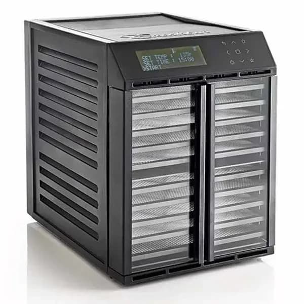 Excalibur RES10 10-Tray Dual Temperature Food Dehydrator with Digital Controls and Clear Doors — view 2
