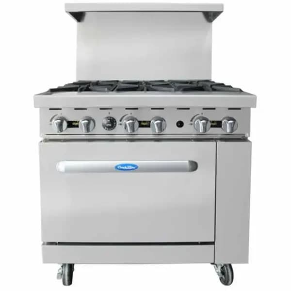 Atosa AGR-6B-LP Liquid Propane 6-Burner Range-Standard Oven 36"W — main image