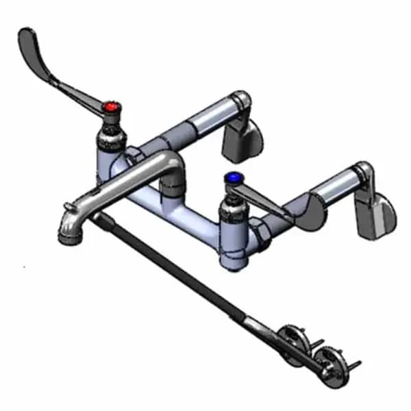T&S B-0652 Wall Mount Service Sink Faucet — main image