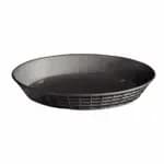 Tablecraft 157512BK Black Round Platter Basket 12" x 2-1/4" | Case of 12 — view 5