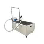 Patriot PT-GF100KNG Natural Gas 40 lb. Open Pot Floor Fryer with Casters 90,000 BTU — view 5