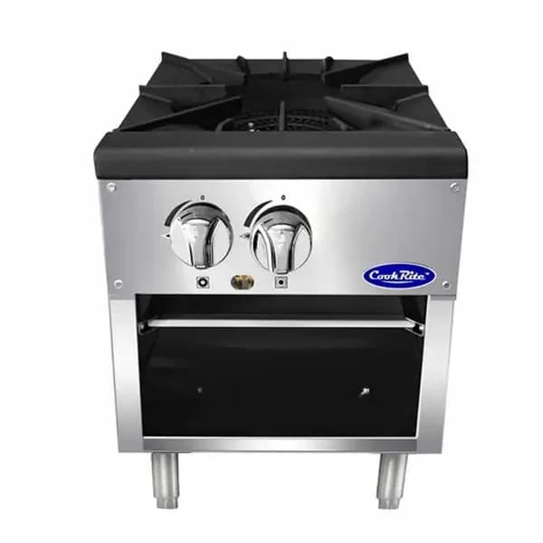 Atosa ATSP-18-1 80,000 BTU Gas 1-Burner Stock Pot Range 18"W — main image