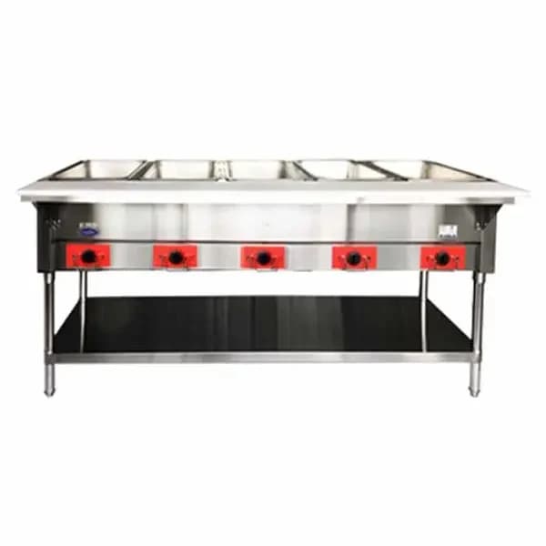 Atosa CSTEB-5C 5-Well 240V Electric Hot Food Steam Table 72-1/2"W — main image