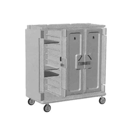 Cambro MDC1418T30615 Charcoal Gray Meal Delivery Cart — view 2