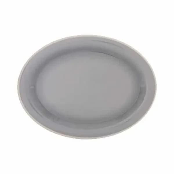 Thunder Group DM212H Graham 12" x 9" Oval Melamine Platter | Case of 12 — view 2