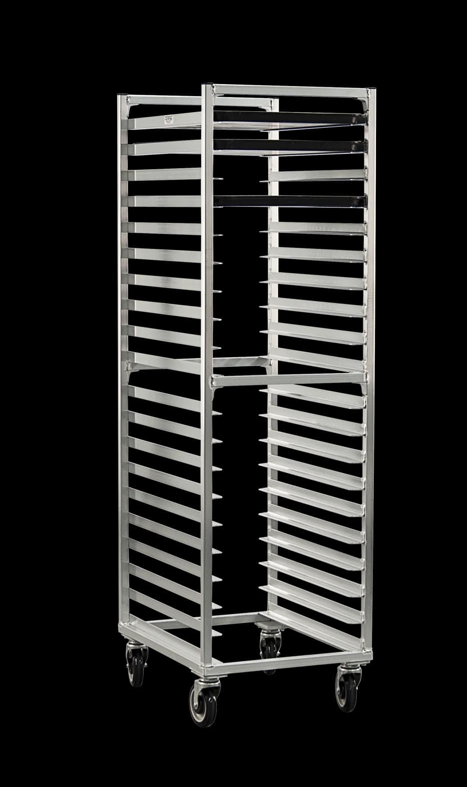 Carter-Hoffmann® O8620 Portable Aluminum Pan Rack Single Width Open Style End-Loaded 20 Pan Capacity — view 9
