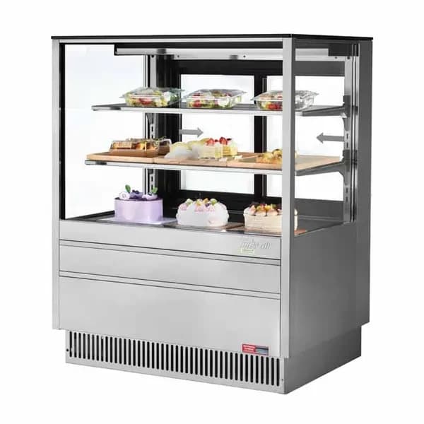 Turbo Air TCGB-36UF-SS-N Refrigerated Stainless Steel Bakery Display case 36-1/2"W — view 2