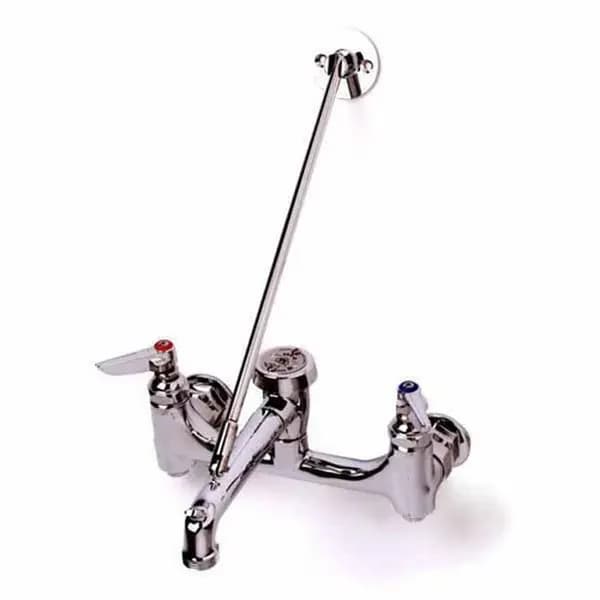 T&S B-0665-CRBSTPVR 8" Wall Mount Service Sink Faucet — main image