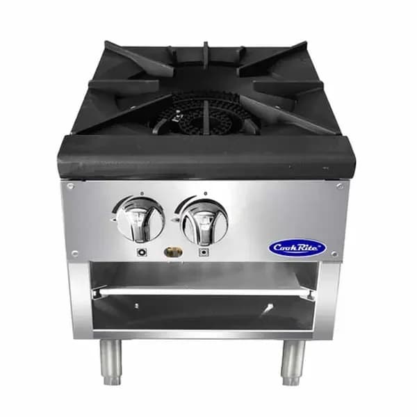 Atosa ATSP-18-1L 80,000 BTU Gas 1-Burner Low Profile Stock Pot Range 18"W — main image