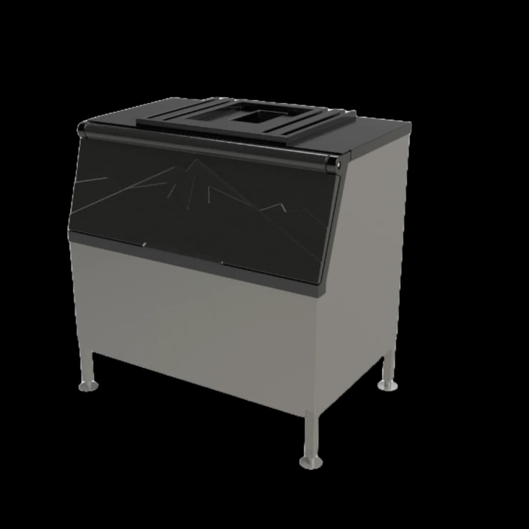 Kloppenberg CRB-48 Ice Storage Bin 500 Pound Capacity Polyethylene Interior — main image