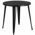 Flash Furniture CH-51050-29-BL-GG 35-1/2" Square Dining Height Metal Blue Table — view 5