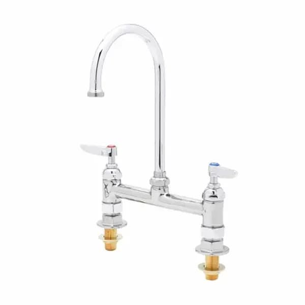 T&S B-0321-NPL 8" Double Pantry Faucet — view 2