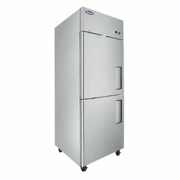 Atosa MBF8007GRL 21.4 cu. ft. 2-Half Door Top Mount Reach-In Freezer 28-3/4"W — main image