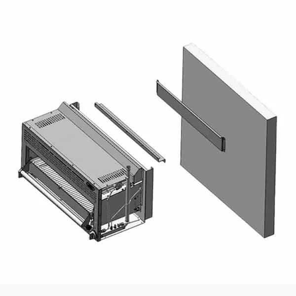 Atosa 21208001048 Wall Mount Kit for ATCM-36 and ATSB-36 — view 2