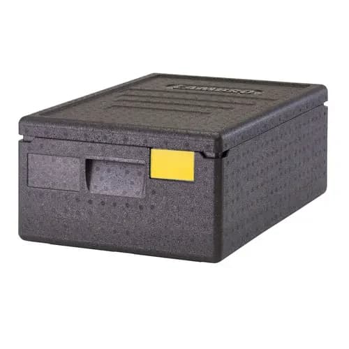 Cambro Gobox EPP140SW110 Black Top Loader 4" Deep — main image