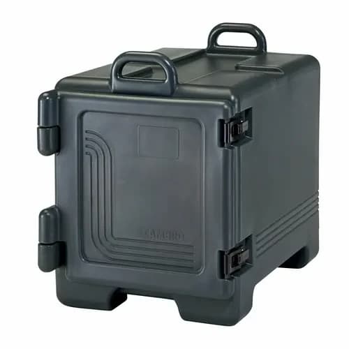 Cambro 1318CC110 Insulated Black Front Loader Food Carrier — main image