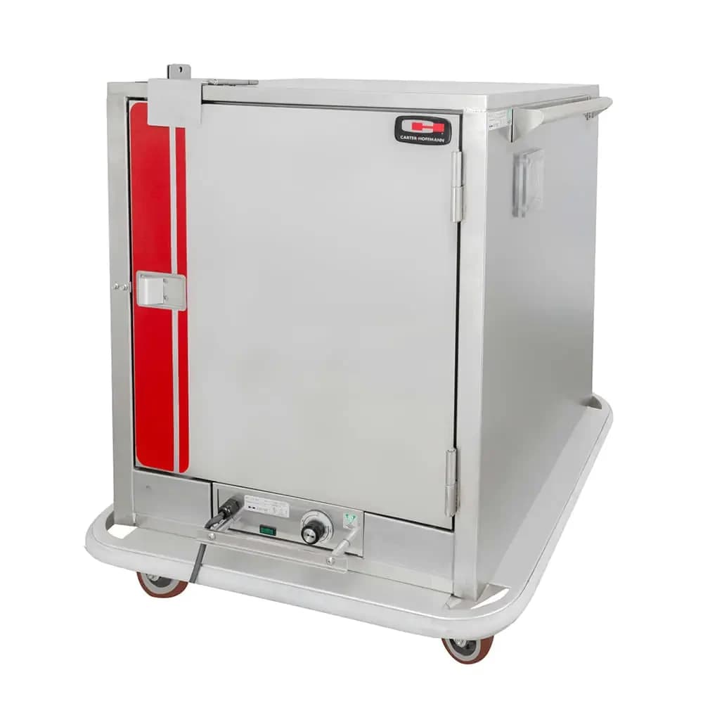 Carter-Hoffmann PH181 Freestanding Prepared Food Transport Cart Heated (6) 12" x 20", 18" x 26" Trays Adjustable Universal Slides — 120V, 1PH — view 2