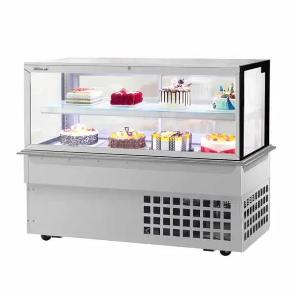 Turbo Air TBP60-46FDN Two-Tier Refrigerated Drop In Bakery Display Case 60-5/8"W — view 2
