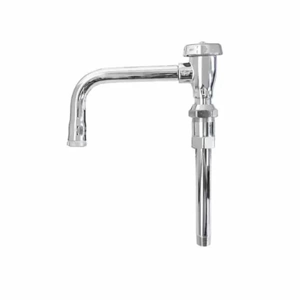 T&S B-0406-04 9" Vacuum Breaker Swivel Faucet Gooseneck Spout Nozzle — main image