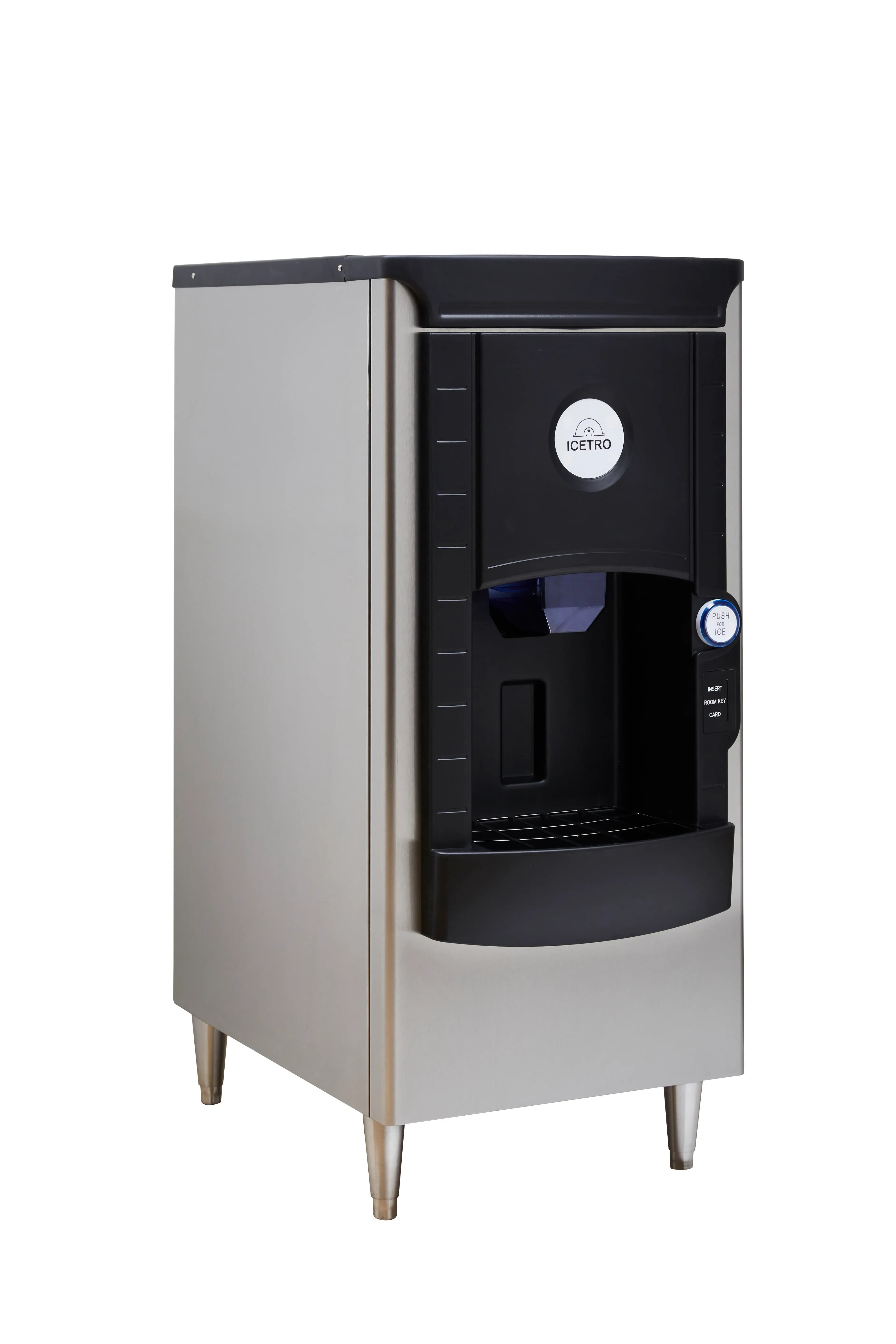 Icetro ID-H150-22 Freestanding Ice-Only Dispenser 141 Pound Storage Push-Button Dispense Cube, Full Cube, Half Cube Style Ice — 115V, 1PH — view 2