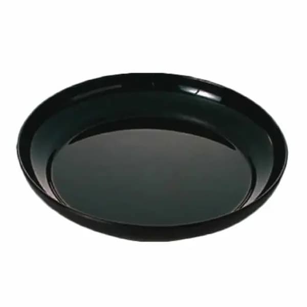 Thunder Group RF1112B Black Pearl 12" Round Melamine Platter | Case of 6 — view 2