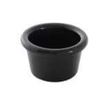 Thunder Group PL535BL1 1-3/4 oz. Black Plastic Ramekin | Case Of 12 — view 3
