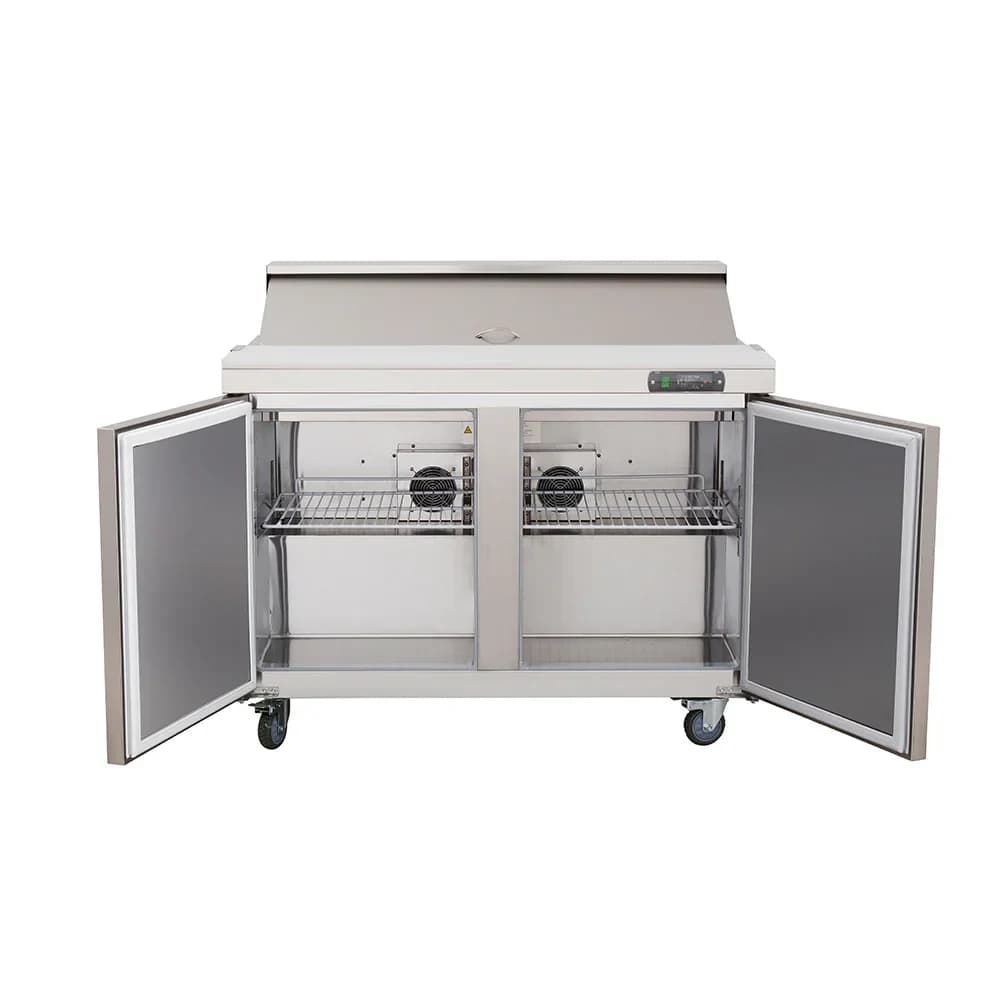 Westlake WKSR-48B Salad Prep Table Refrigerator 2 Door 33-40°F — view 8