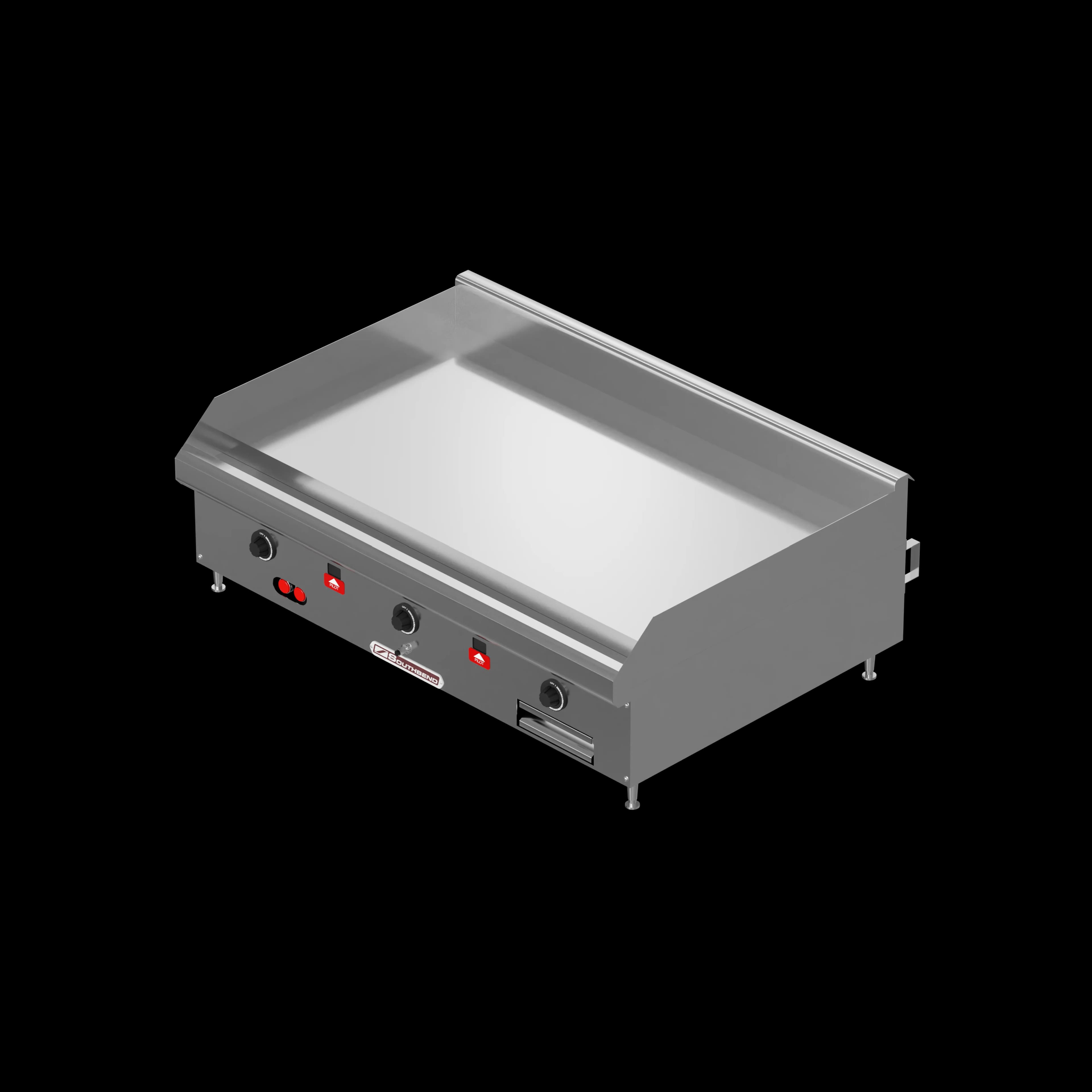 Southbend HDG-36-30 Counterline Gas Countertop Griddle 36 Inch Wide Thermostatic Control Rectangle Polished Steel 1 Inch Thick Plate Heavy-Duty — Natural Gas, 90000 BTU — view 5