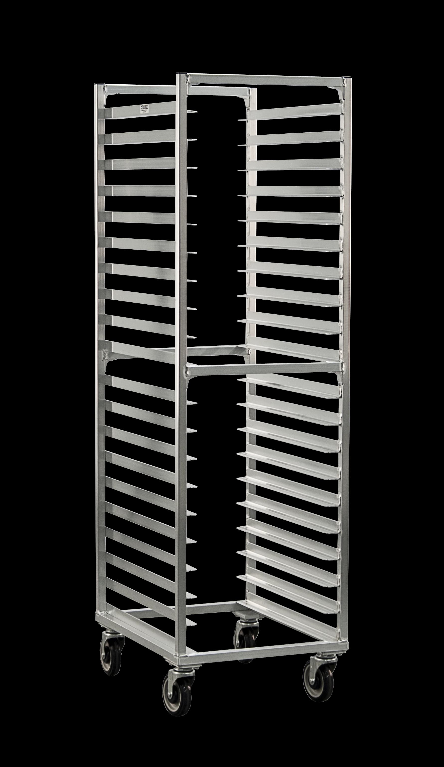 Carter-Hoffmann® O8620 Portable Aluminum Pan Rack Single Width Open Style End-Loaded 20 Pan Capacity — view 10