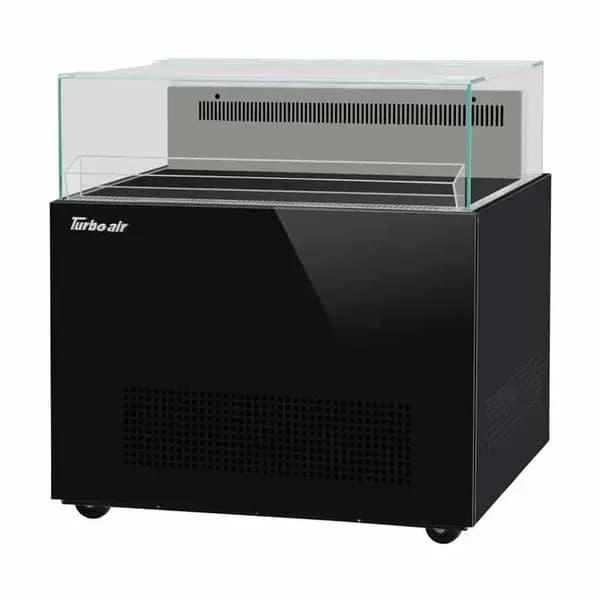 Turbo Air TOS-40NN-B Open Black Sandwich and Cheese Display Case Merchandiser 40"W — view 2