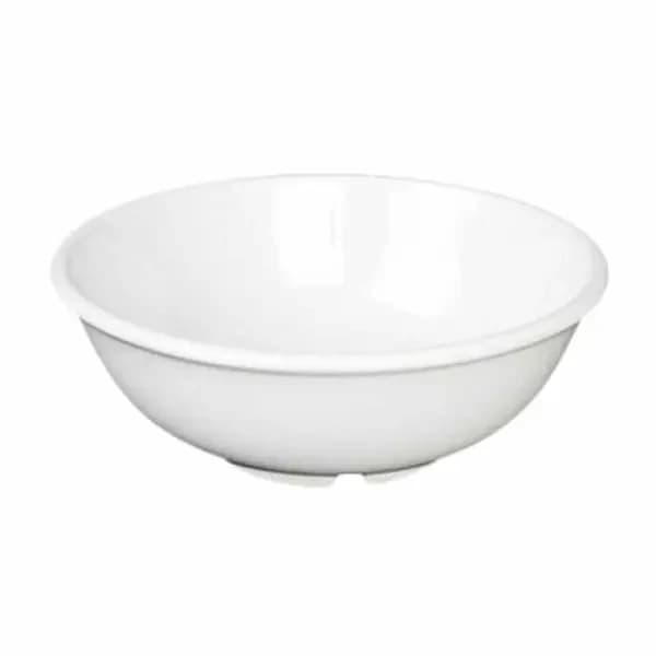 Thunder Group CR5807W White 32 oz. Melamine Salad Bowl | Case of 12 — main image