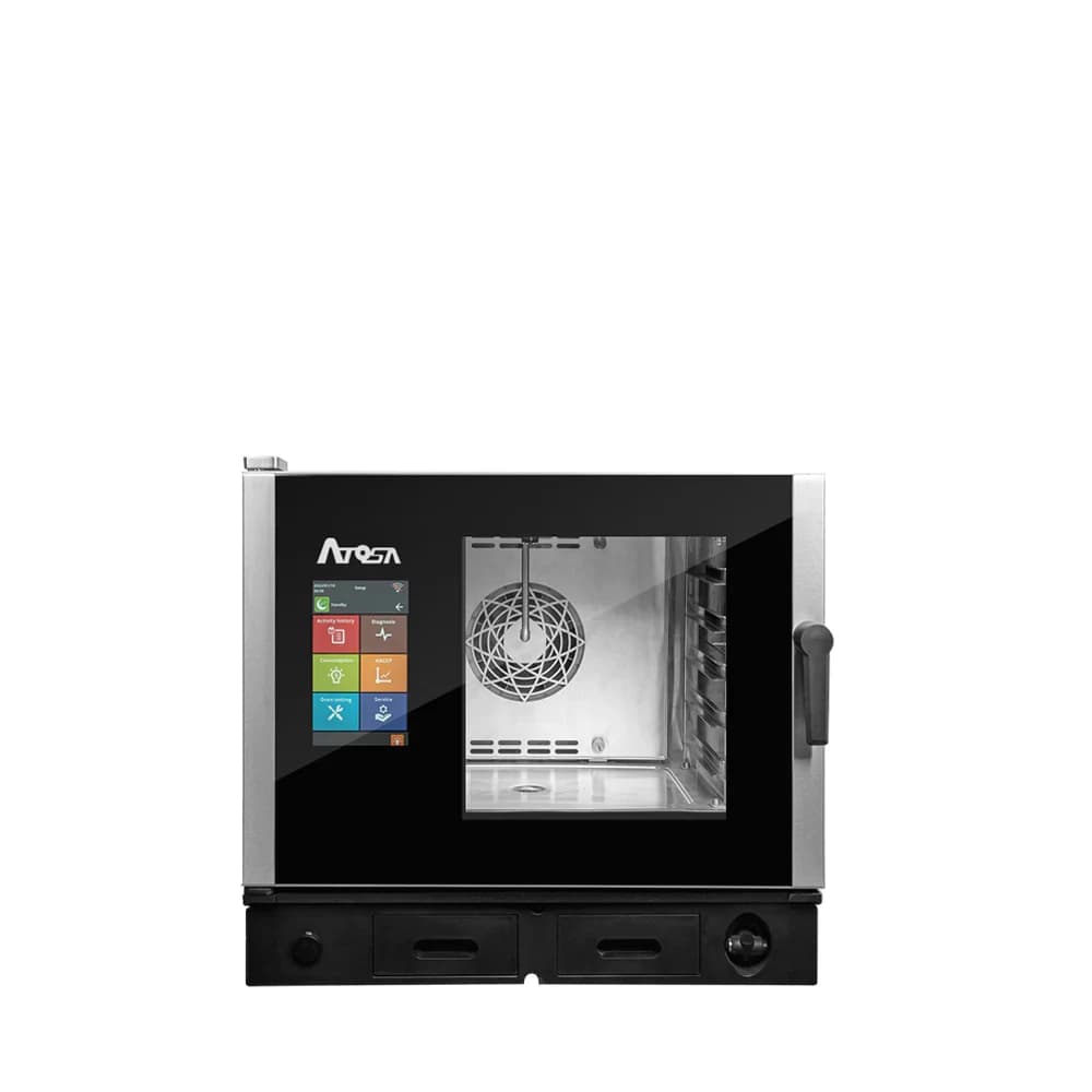 Atosa AEC-0511E Electric Combi Oven Fits 5 Half-Size Or GN 1/1 Pans