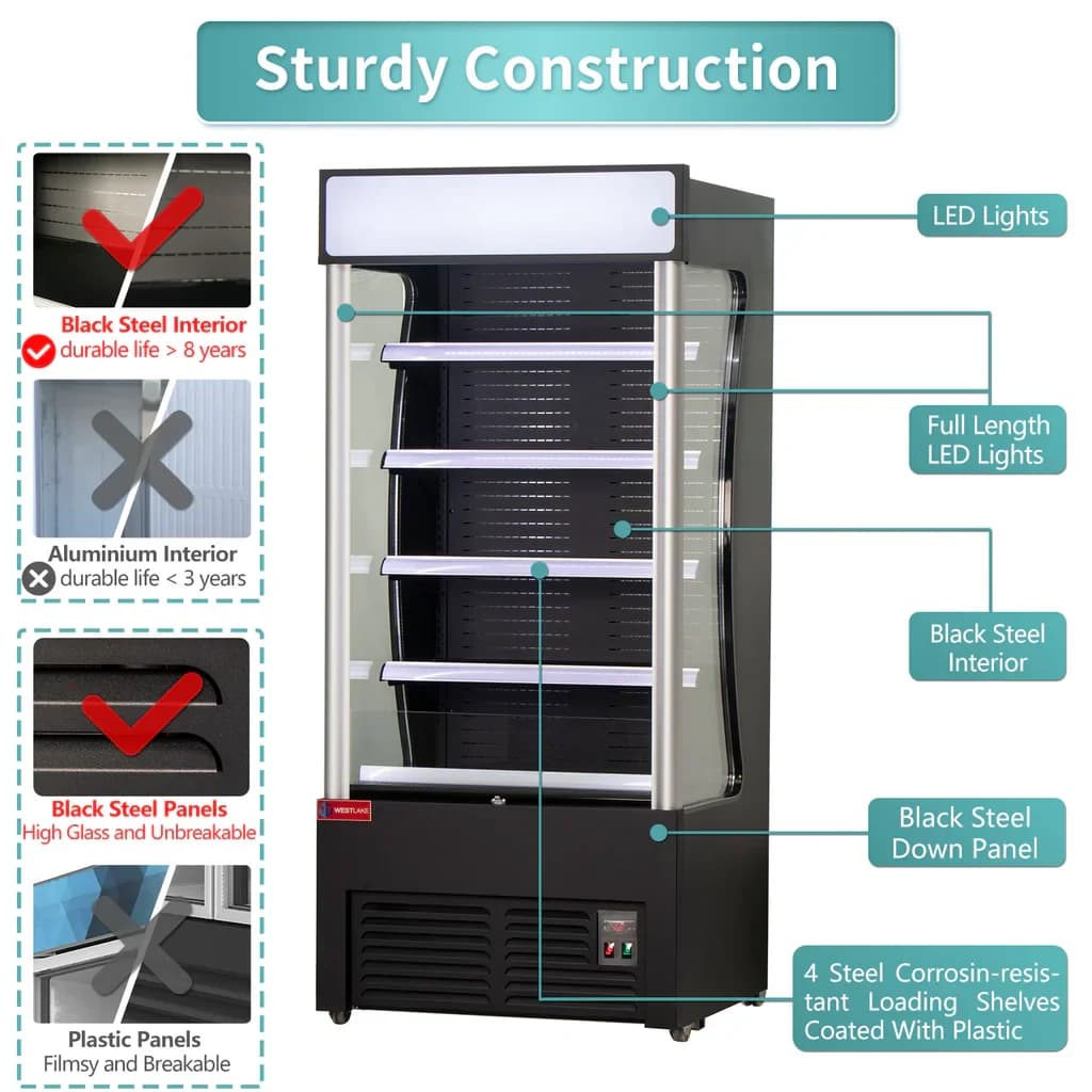 Westlake LD3-2Z-C2 Open Air Cooler 36" 33-39°F — view 3