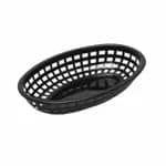 Tablecraft BC7409 Black Metal Complexity Oval Basket 9" x 6" 2-1/12" — view 5