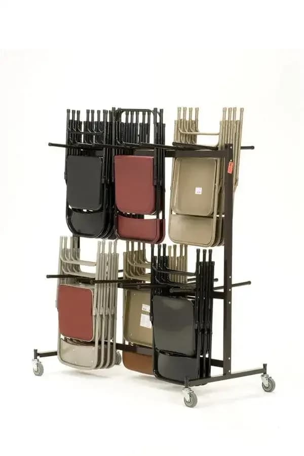 National Public Seating 84 Double-Tier Hanging Chair Truck — view 3