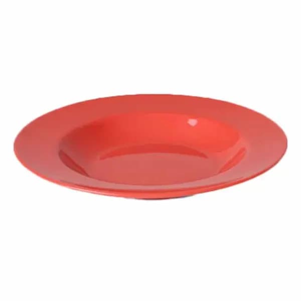Thunder Group CR5811RD Orange 16 oz. Melamine Pasta Bowl | Case of 12 — view 2