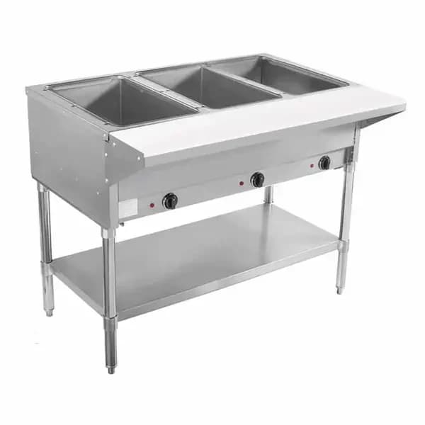 BevLes BVST-3-120 3-Well 120V Electric Hot Food Table 44"W — view 2