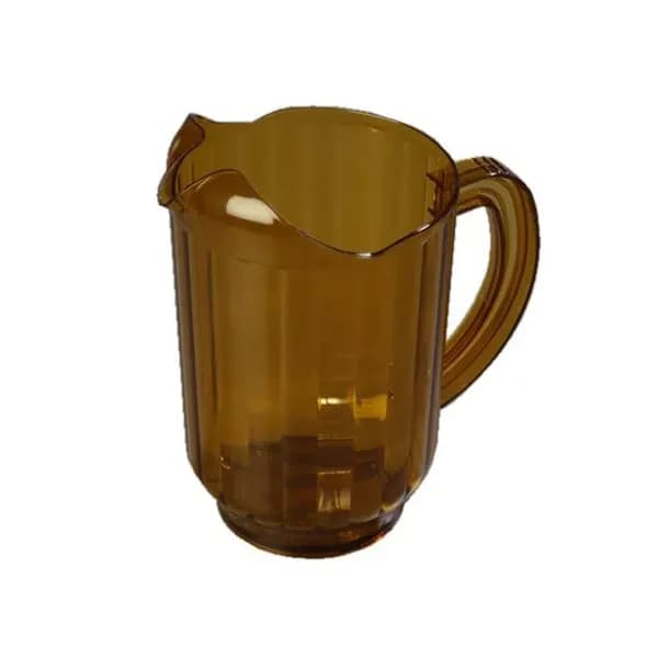 60 oz. Amber Poly Beverage Pitcher — main image