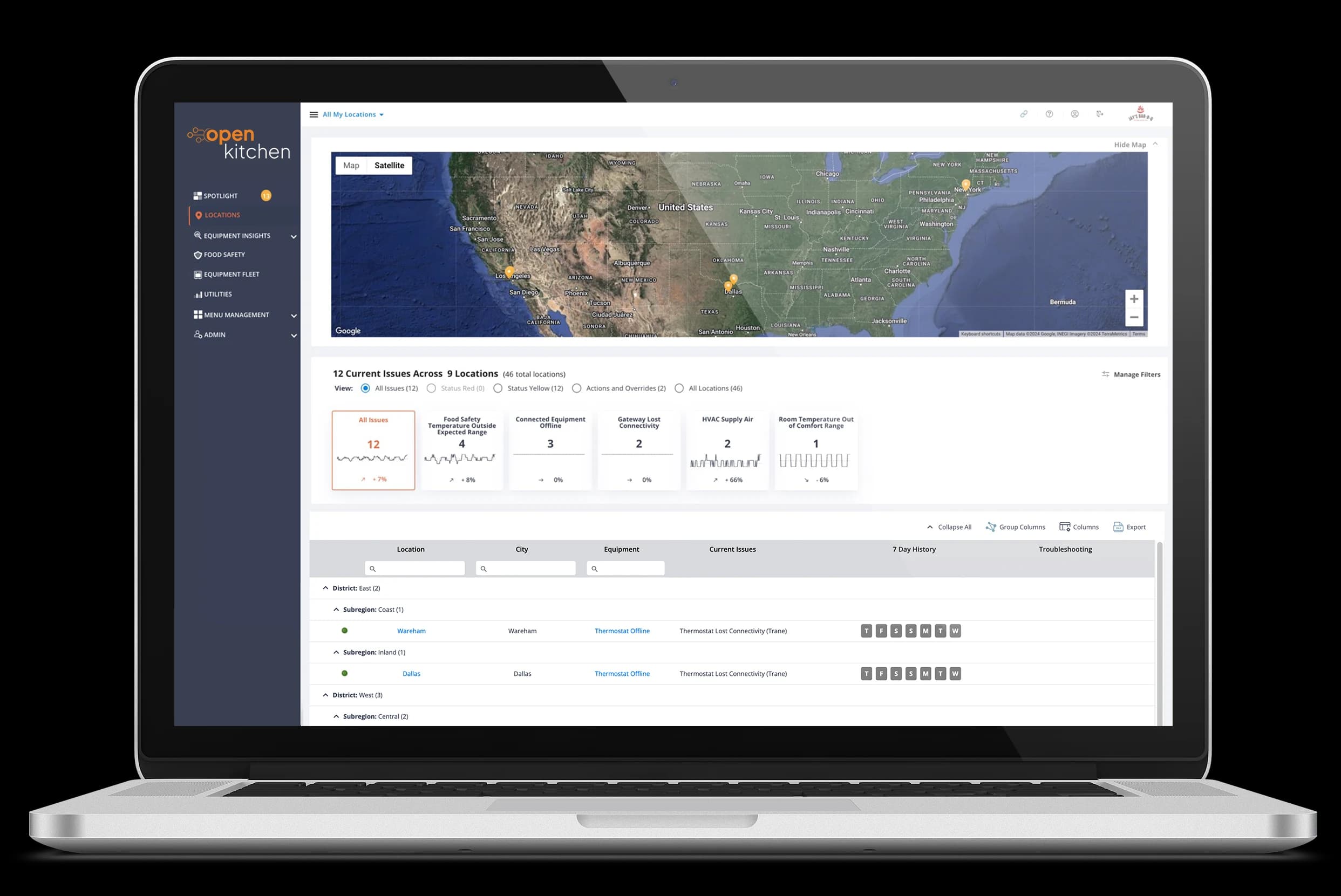 Open Kitchen by Powerhouse Dynamics (PhD) – Cloud Based, Commercial IOT Product – Remote Monitoring and Analytics Software (1-year subscription) — view 8