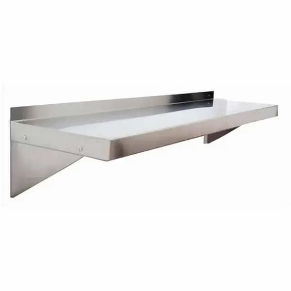 Atosa SSWS-1224 Stainless Steel Wall Shelf 12"D x 24"W — view 2