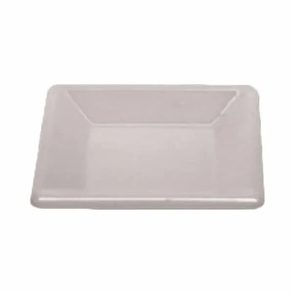 Thunder Group PS3204W Passion White 4" x 4" Square Melamine Plate | Case of 12 — view 2