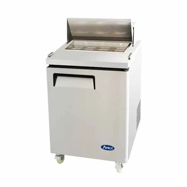 Atosa MSF8301GR 8 Pan 1-Door Sandwich Prep Table 27-1/2"W — main image