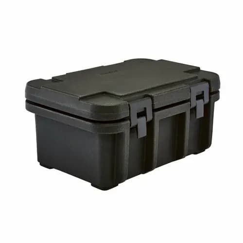 Cambro Ultra Pan Carrier UPC180110 Black Top Loader 8" Deep — main image