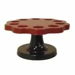 Thunder Group 29 Plastic Sushi Hand Roll Rack with 3 Cavities — view 3