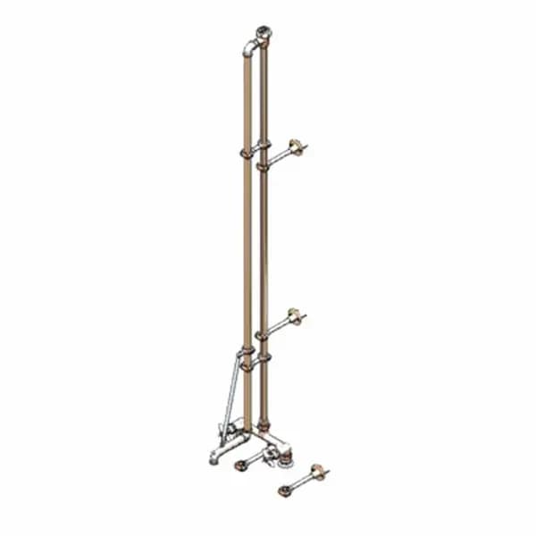 T&S B-0490-01 8" Deck Mount Service Sink Faucet — main image