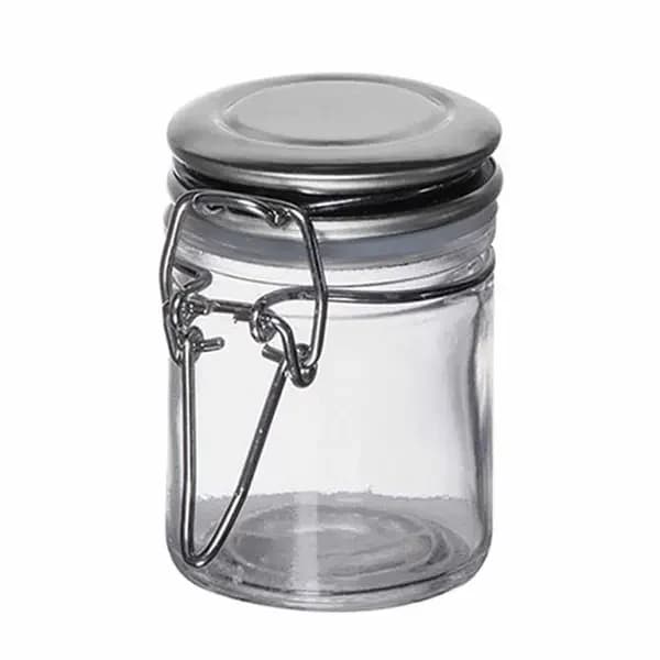 Tablecraft 10105 1.5 oz. Spice Jar with Stainless Steel Top | Case of 6 — main image